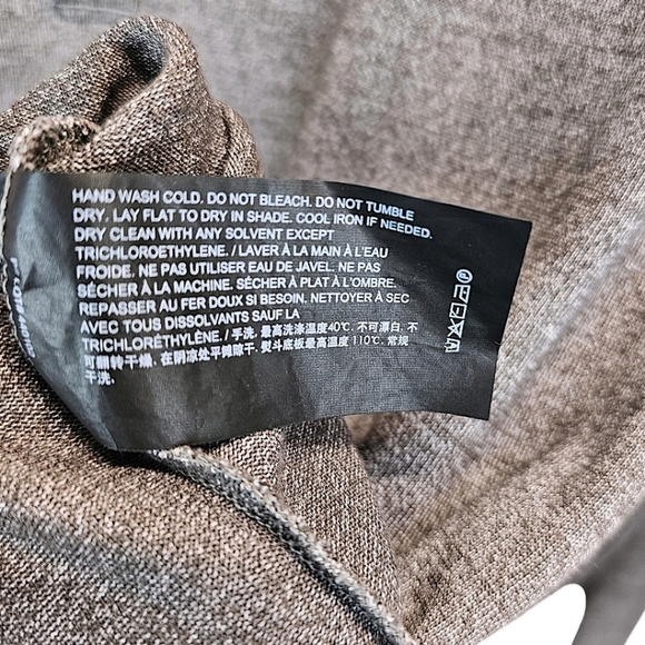 Men's Theory Gray Snap Henley Shirt In Modal Jersey Size Large Comfort Casual - Picture 12 of 12